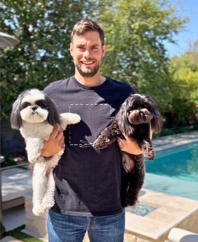 Eddie and pups